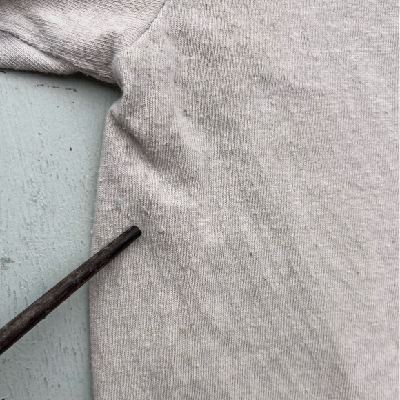 Men's Death Row Records Beige Spell-Out Logo T-Shirt M Crew Cotton 90s Rap LBC - Picture 6 of 13